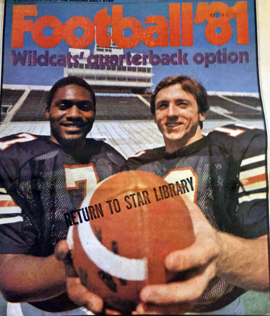 College football special section cover